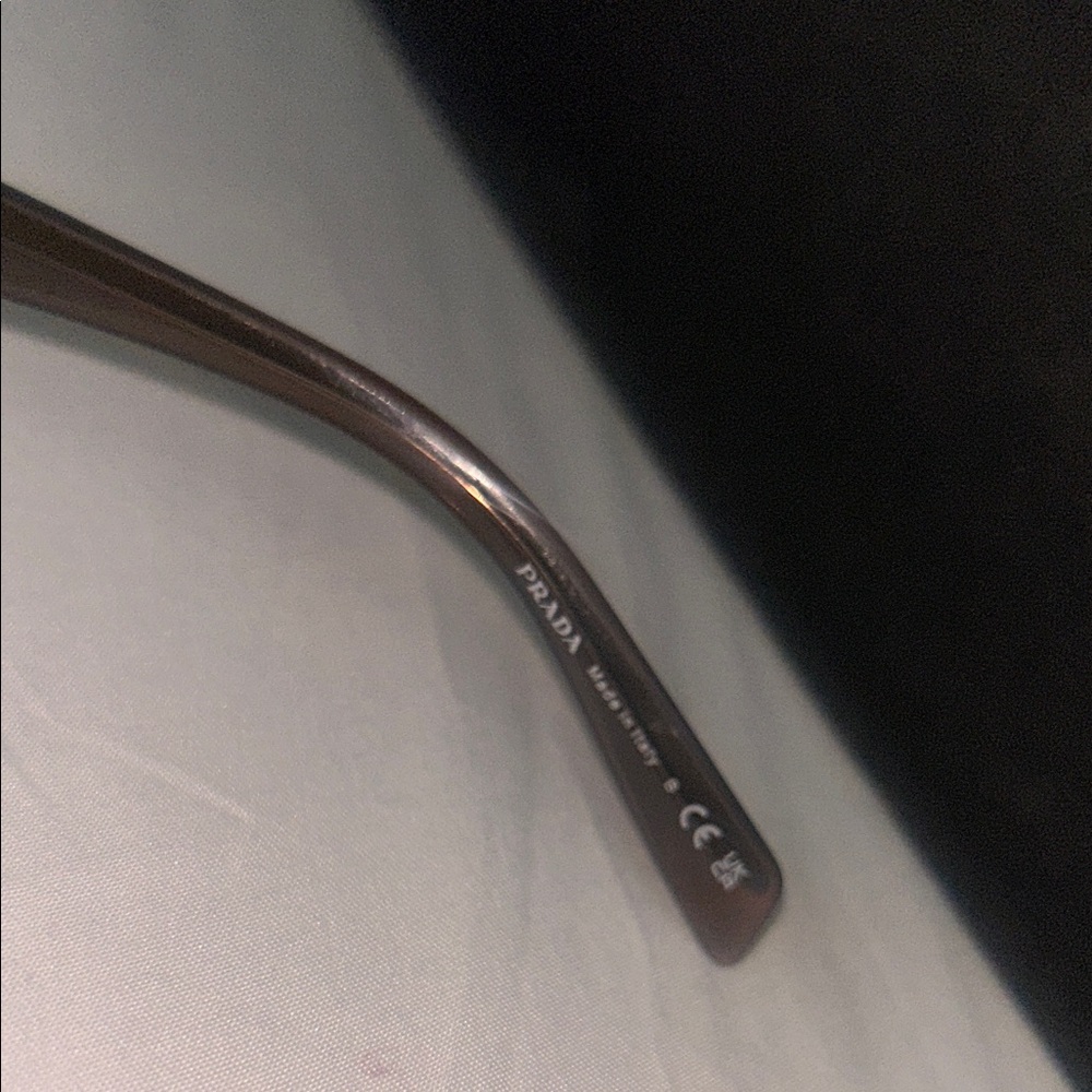 Prada Purple Acetate Sunglasses with Brown Lenses - Picture 3 of 5